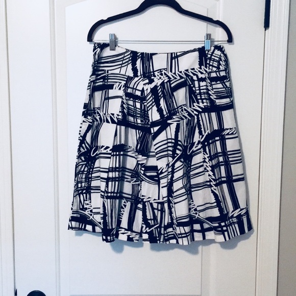 Sandro A-Line Graphic Print Skirt - Picture 2 of 7